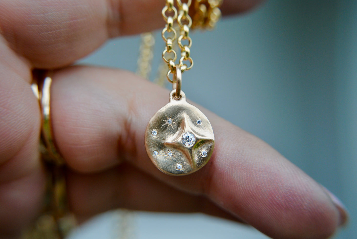 sky full of stars medallion - diamonds