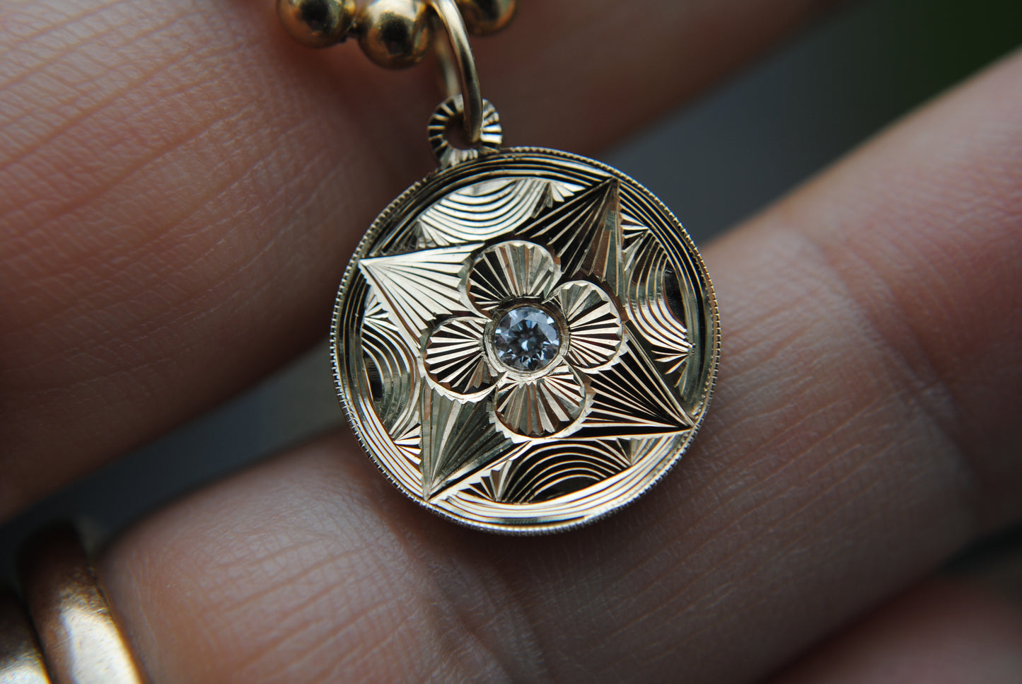 ENGRAVED MEDALLION - LUCKY YOU NO.3