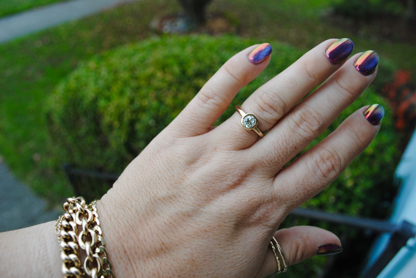 .94 carat GIA Old Mine Cut Diamond Solitaire Ring