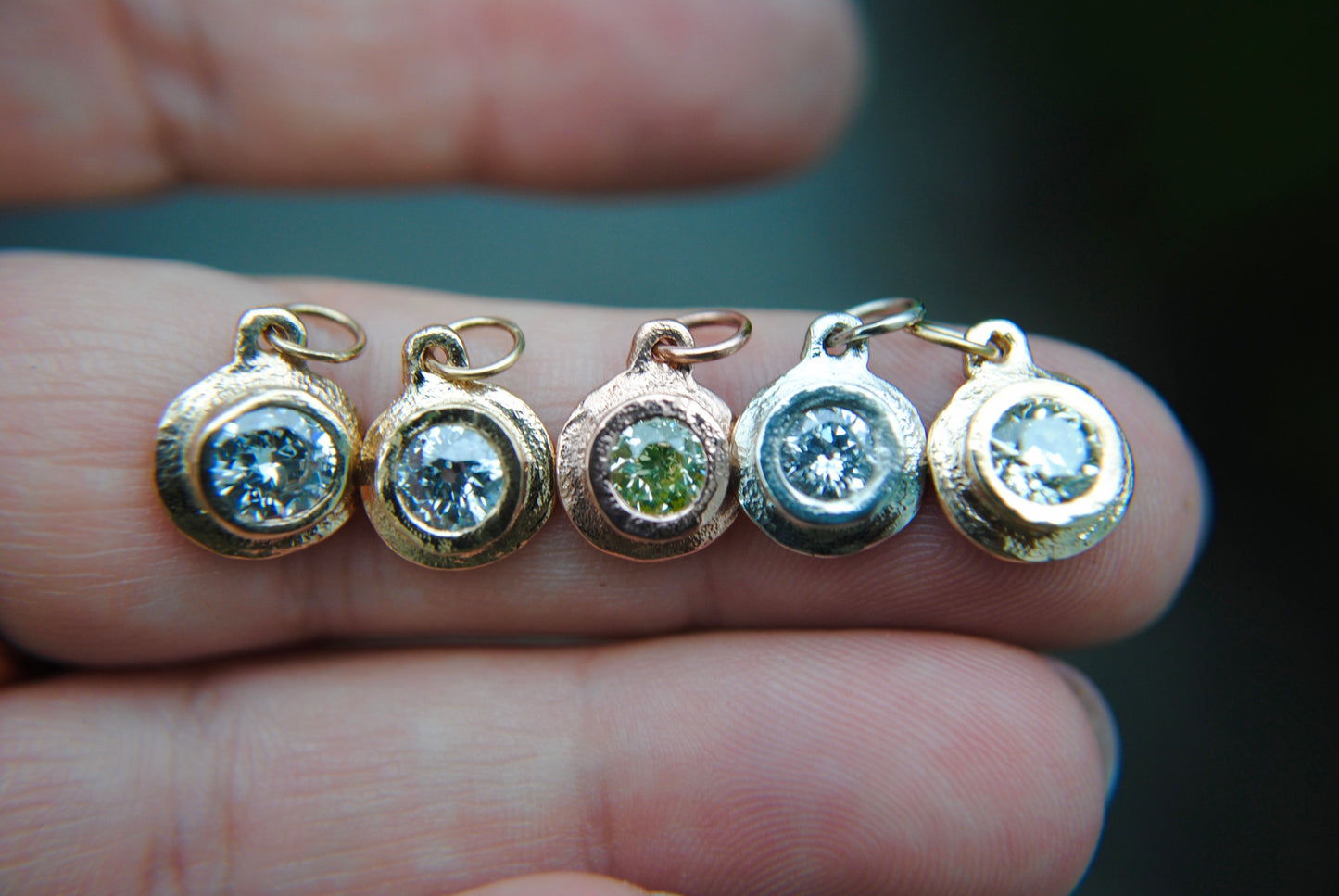 relic charm - old european diamonds