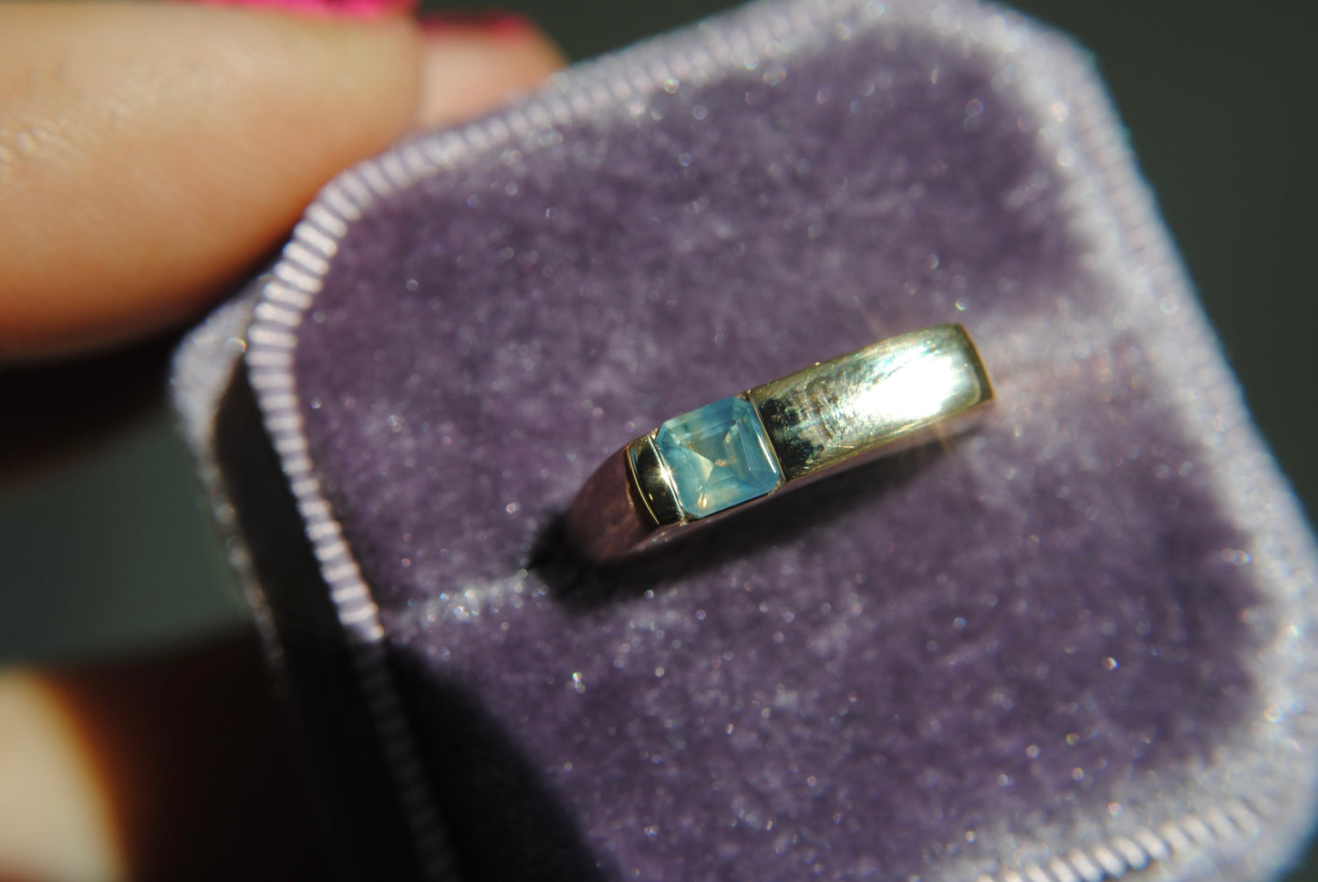 Sele Signet + Opalescent Sapphire