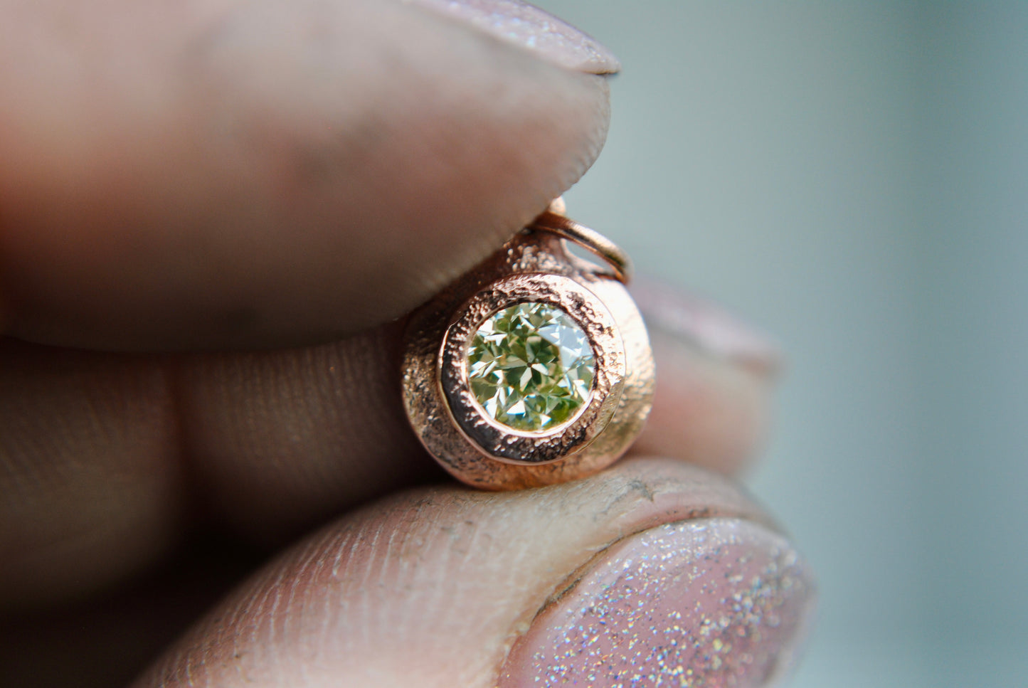 relic charm - old european diamonds