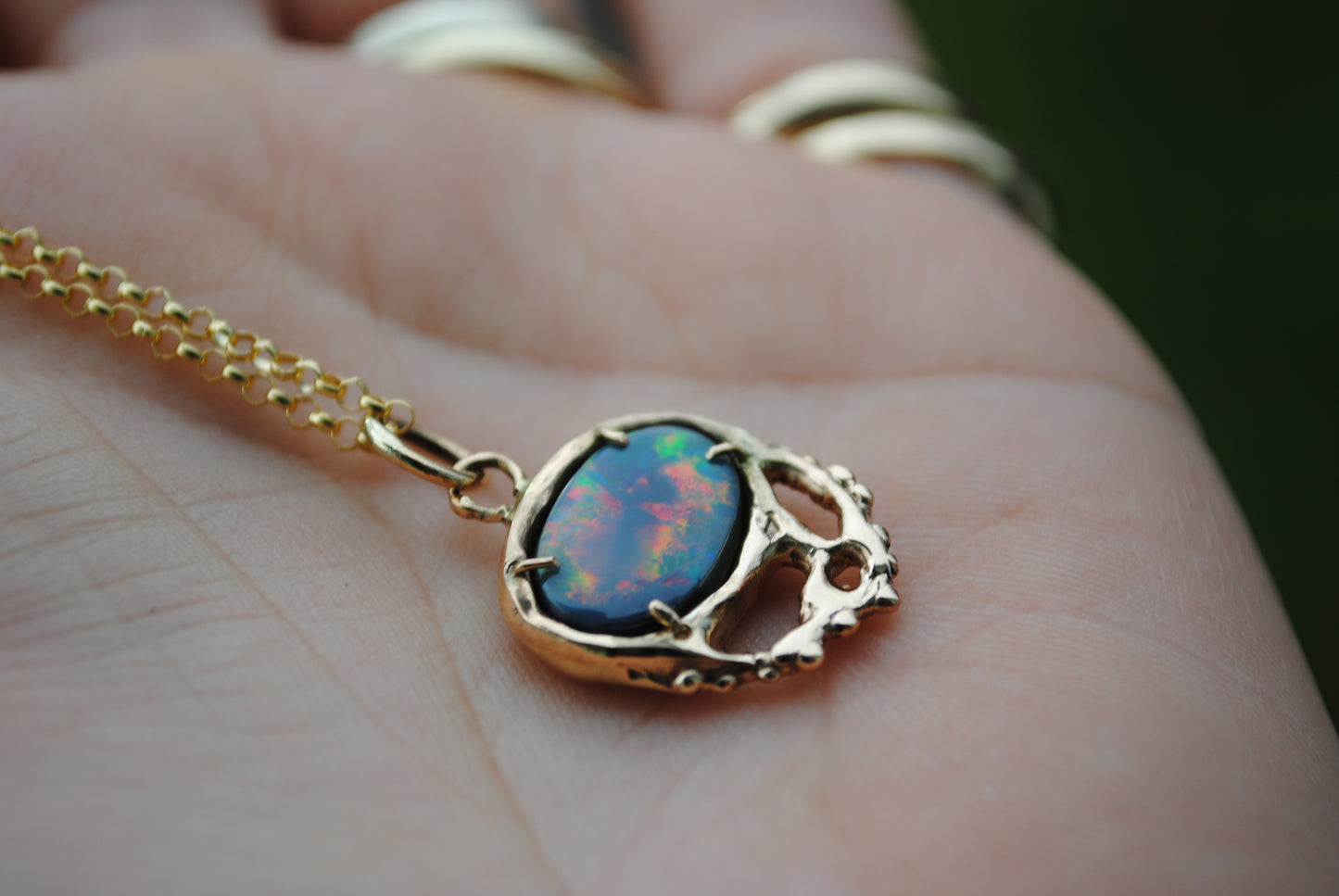 Molten Opal Charm