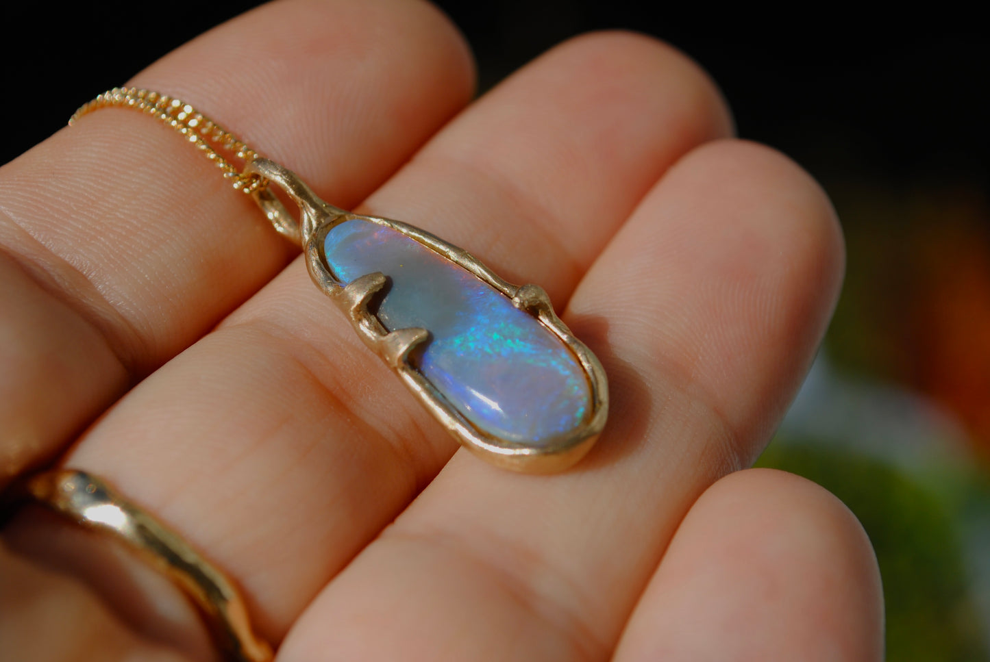 Molten Opal Charm