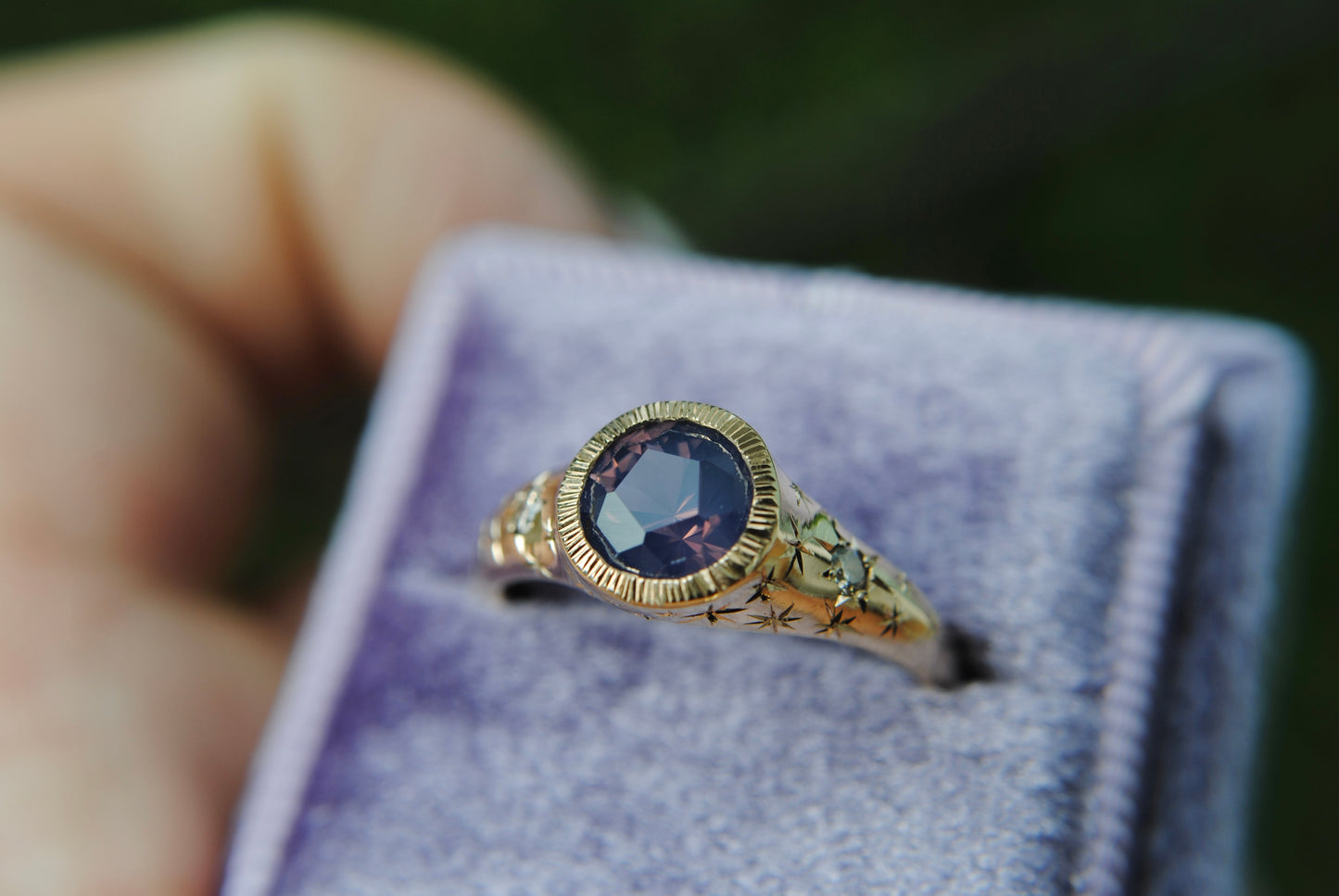 1.09 carat Mahenge Spinel Celestial Wonder Ring