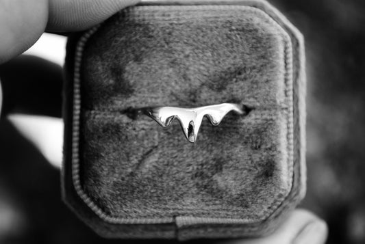 PREORDER SILVER: Drippy Ring