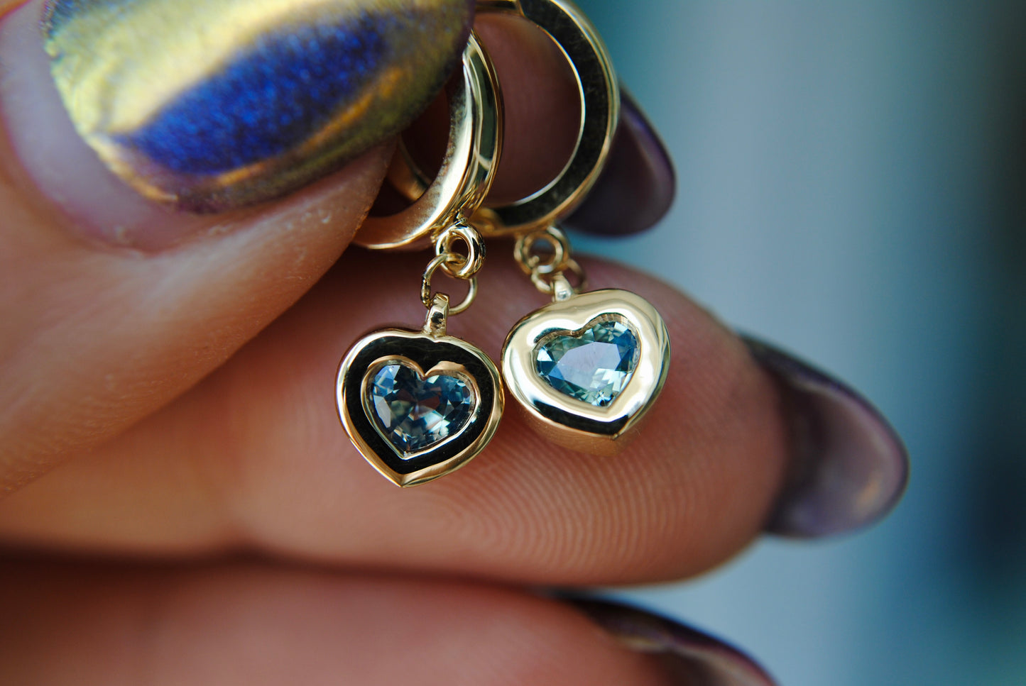 HEART SAPPHIRE HUGGIES