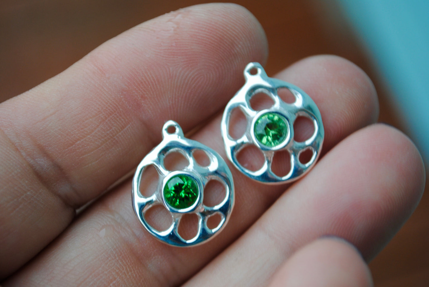 PREORDER - CHOOSE YOUR OWN GEM - ROOTED CHARM SILVER