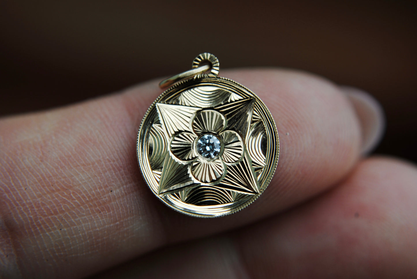 ENGRAVED MEDALLION - LUCKY YOU NO.3