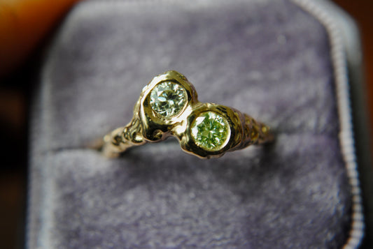 You+Me=We Toi et Moi Ring