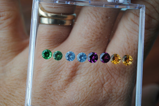 PREORDER - CHOOSE YOUR OWN GEM - ROOTED CHARM SILVER