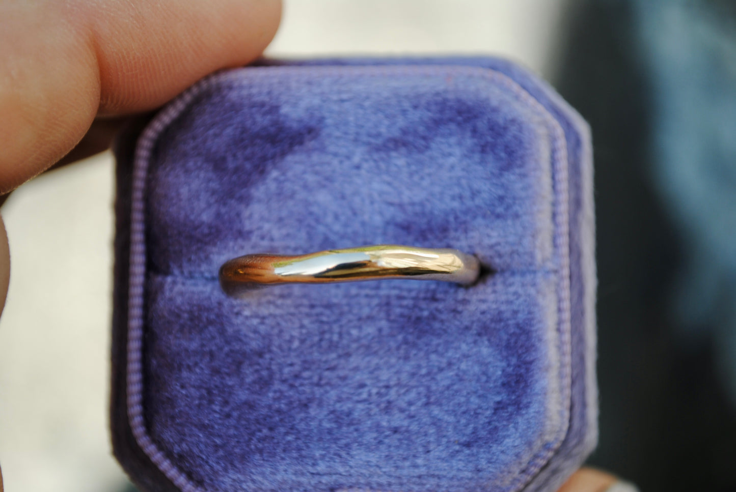 Chubby Molten Stacking Ring