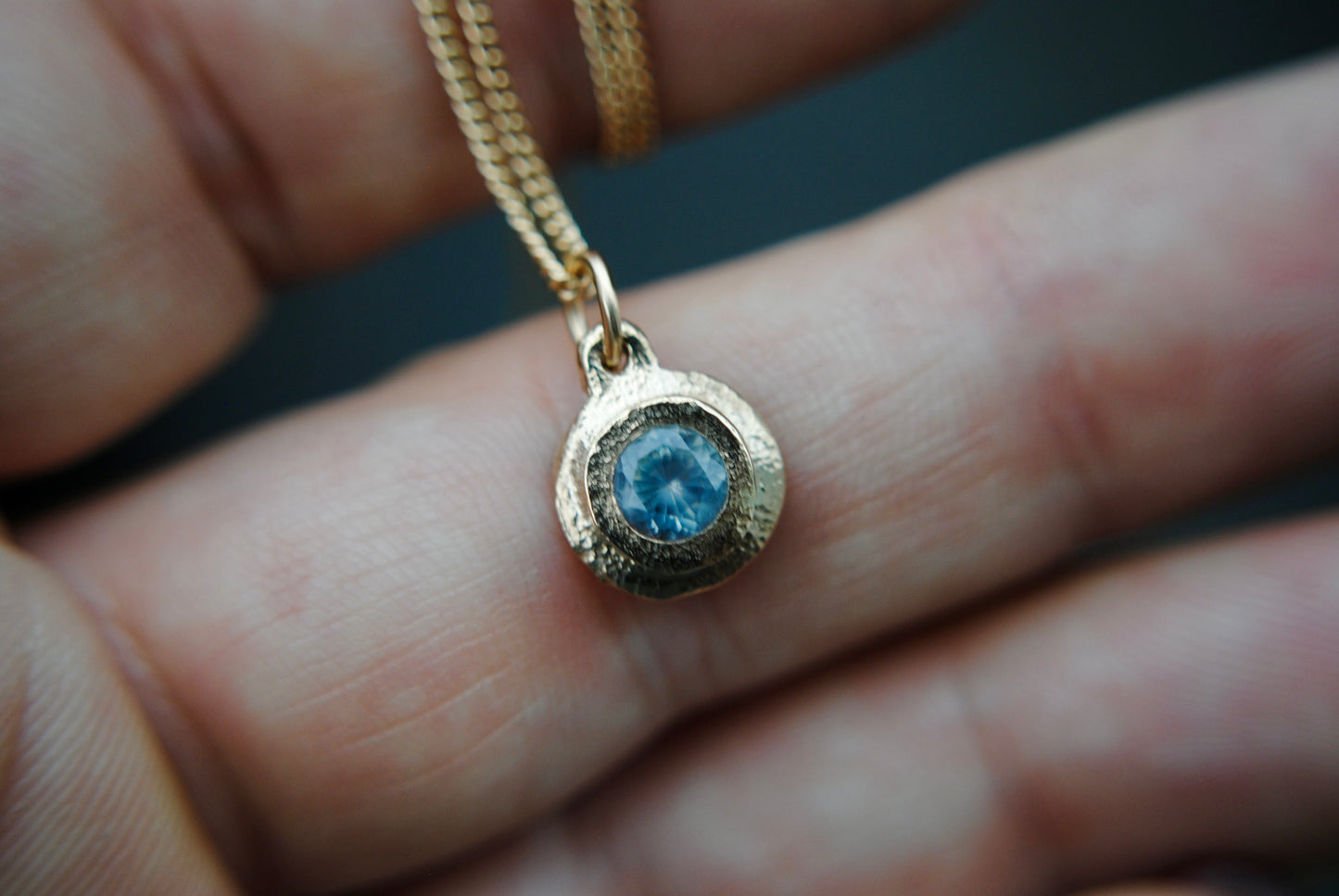 Relic Charm - Montana Sapphire