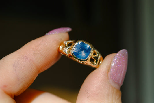 CELESTIAL MAZEY RING - ONE OF A KIND - 2 CT SPINEL